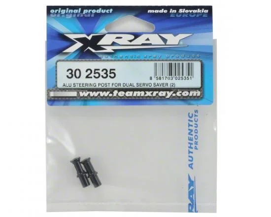 XRay Aluminium Steering Post For Dual Servo Saver (2) — image 2 of 3