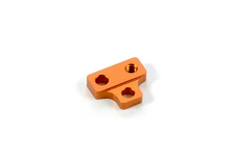 XRay T415 Aluminium Motor Mount Plate - Orange