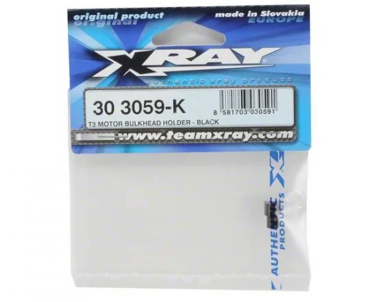 XRay T3 Motor Bulkhead Holder - Black — image 2 of 3
