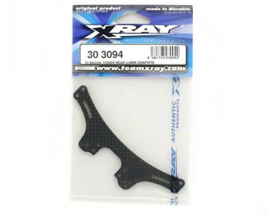 XRay T2 Shock Tower Rear 3.0mm Graphite &mdash; image 2 of 2