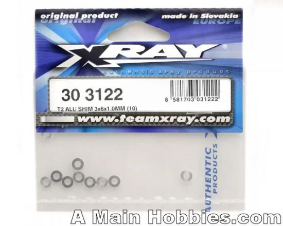 Aluminium Shim 3X6X1.0mm (10) &mdash; image 2 of 3