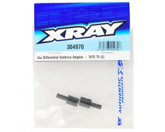 XRay Aluminium Gear Diff Outdrive Adapter - 7075 T6 (2) — image 2 of 3