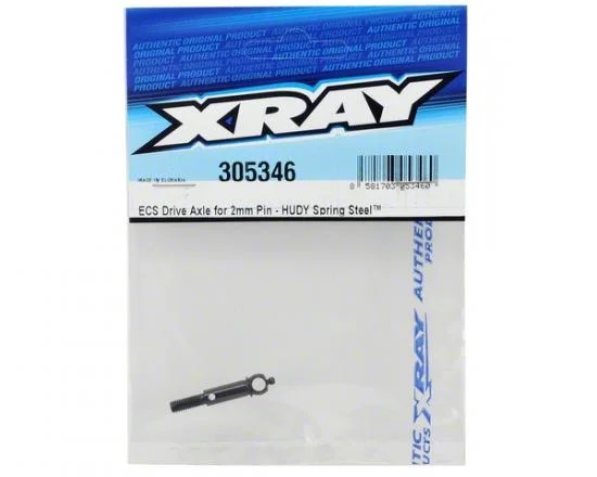 XRay ECS Drive Axle For 2mm Pin - Hudy Spring Steel &mdash; image 2 of 3