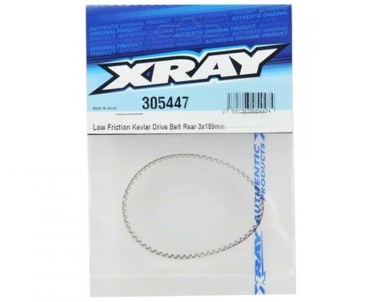 XRay High-Performance Low Friction Kevlar Drive Belt Rear 3 X 189 mm — image 3 of 4