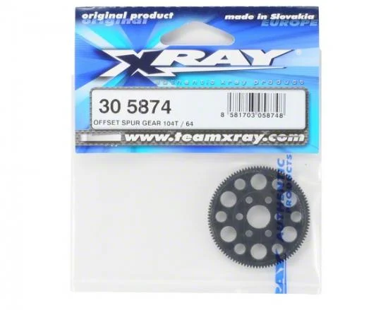XRay Offset Spur Gear 104T / 64 &mdash; image 2 of 2