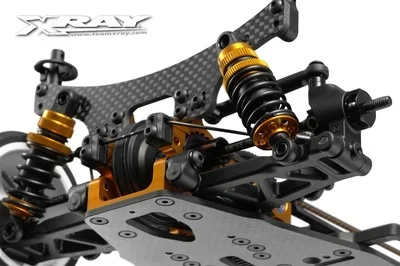 Aluminium XRay Shock Spring Retaining Collar - Orange (4) &mdash; image 2 of 3