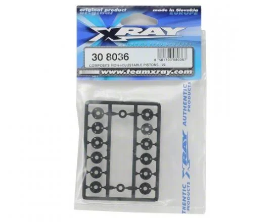 XRay Composite Non-Adjustable Pistons For Aluminium T2 008 Shock Absorbers - V2 — image 3 of 3