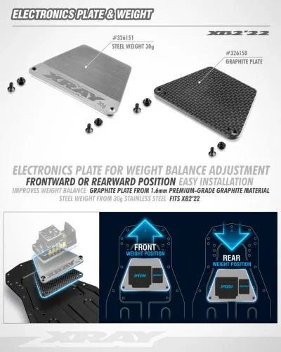 XRay Stainless Steel Weight For Electronics 30G - Set — image 2 of 3