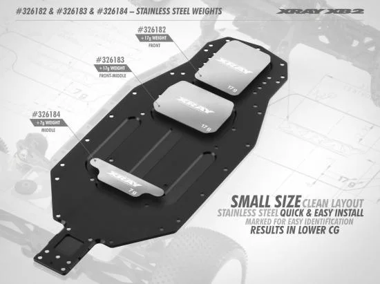 XRay Stainless Steel Weight 7G - Middle — image 2 of 2