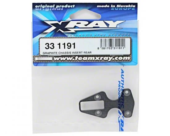 XRay Graphite Chassis Insert Rear — image 2 of 3