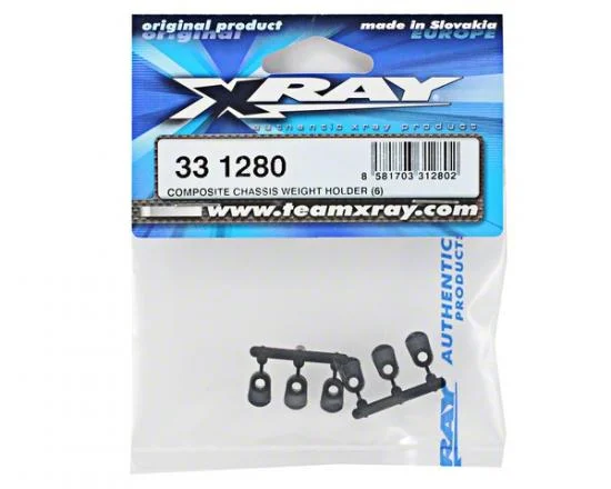 XRay Composite Chassis Weight Holder (6) — image 2 of 3