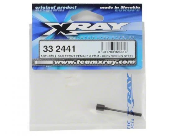 XRay Anti-Roll Bar Front Female 0.7mm - Hudy Spring Steel &mdash; image 2 of 4