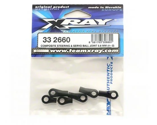 XRay Composite Steering + Servo Ball Joint 5.8 mm (4+2) &mdash; image 2 of 2