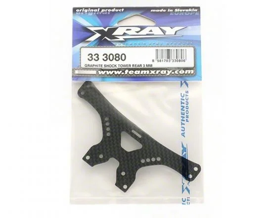 XRay Graphite Shock Tower Rear 3mm - V2 — image 3 of 4