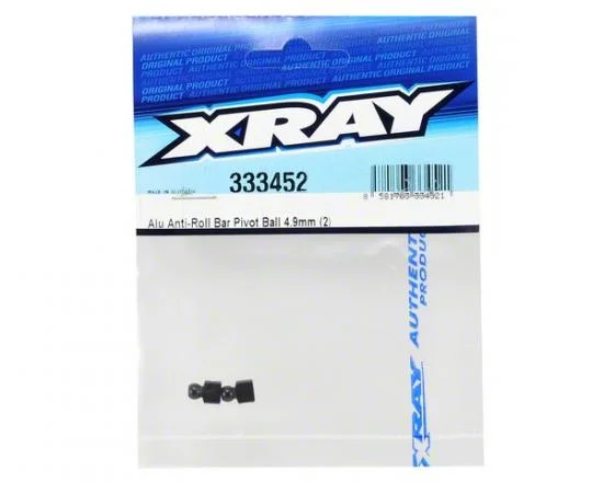 XRay Aluminium Anti-Roll Bar Pivot Ball 4.9 mm (2) — image 2 of 2