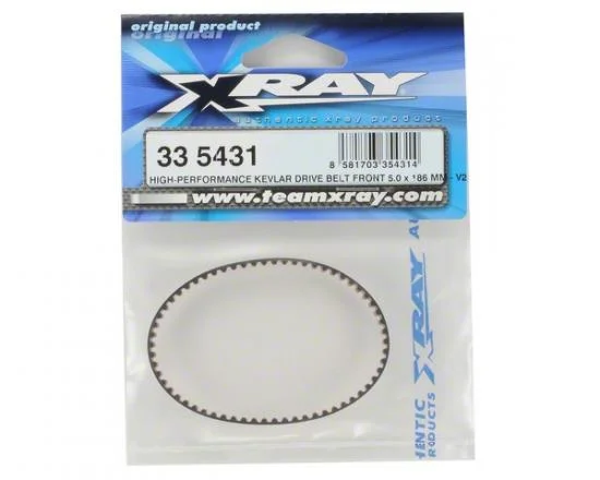 XRay High-Performance Kevlar Drive Belt Front 5.0 X 186 mm - V2 — image 2 of 3