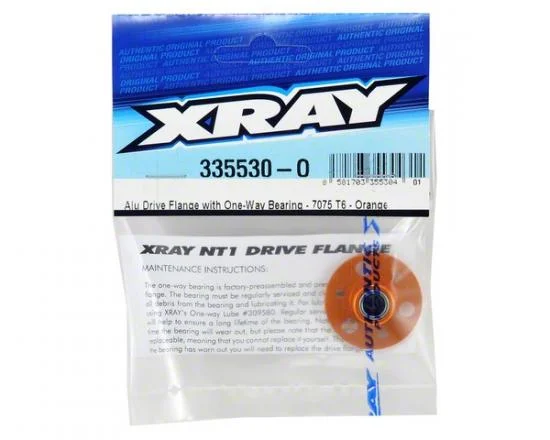 XRay Drive Flange With One-Way Bearing - Aluminium 7075 T6 - Orange — image 2 of 2
