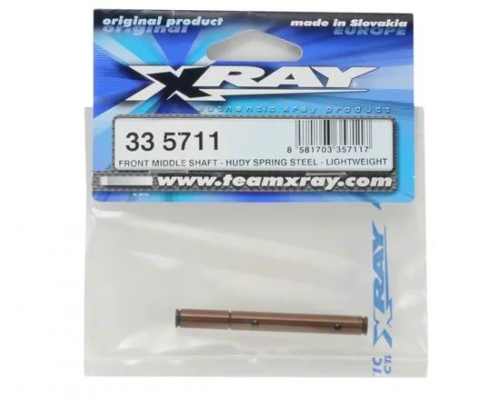 XRay Front Middle Shaft - Hudy Spring Steel - Lightweight — image 2 of 4