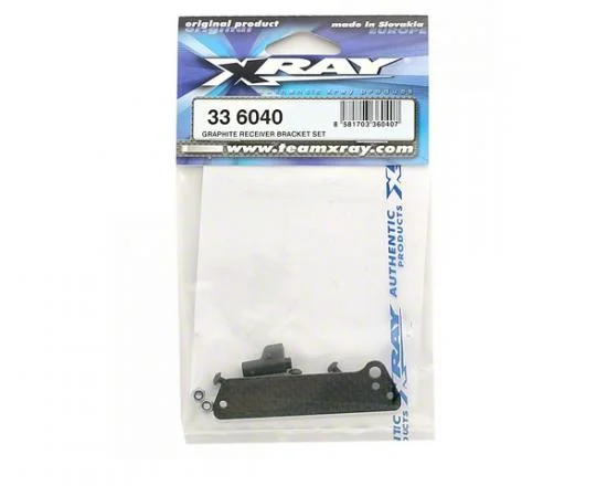 XRay Graphite Receiver Bracket Set &mdash; image 3 of 3