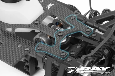 XRay Graphite Brace For Flex Radio Plate 2.5mm — image 3 of 3