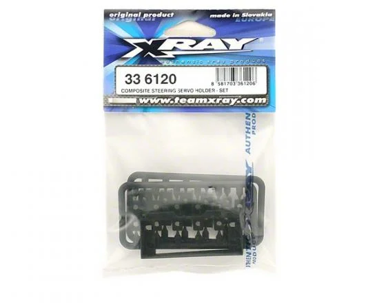 XRay Composite Steering Servo Holder - Set - V2 &mdash; image 2 of 2
