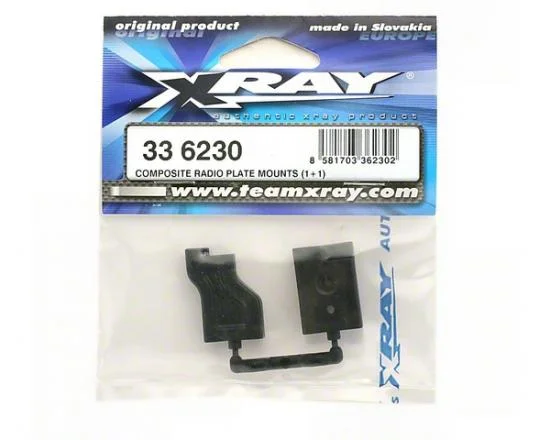 XRay Composite Radio Plate Mounts (L+R) - V2 — image 2 of 2