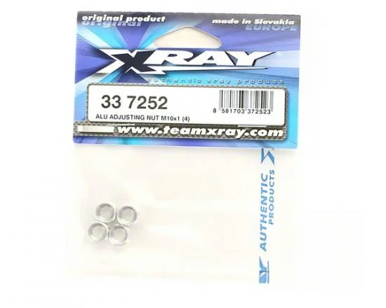 XRay Aluminium Adjusting Nut M10X1 (4) — image 2 of 2