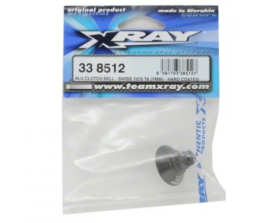 XRay Aluminium Clutch Bell - Swiss 7075 T6 (7mm) - Hard Coated &mdash; image 2 of 4