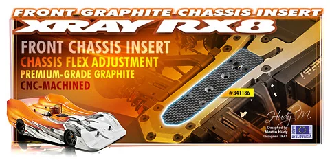 XRay Graphite Chassis Cover Front — image 4 of 5