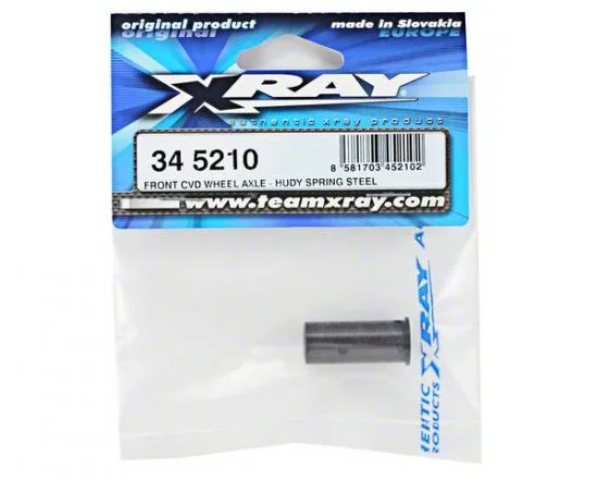 XRay Front Wheel Axle - Hudy Spring Steel &mdash; image 2 of 3