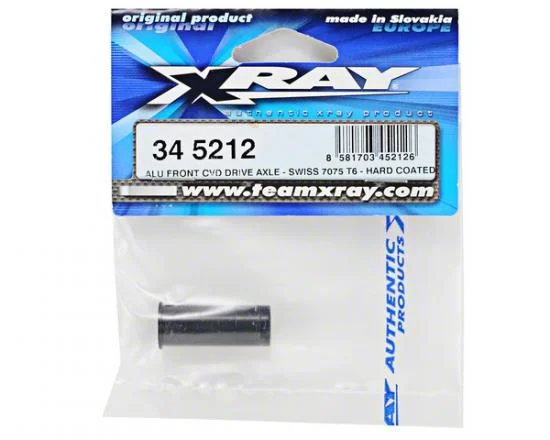 XRay Aluminium Front CVD Drive Axle - Swiss 7075 T6 - Hard Coated — image 2 of 4