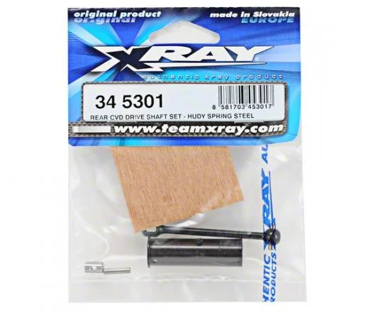 XRay Rear CVD Drive Shaft Set - Hudy Spring Steel — image 2 of 4