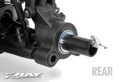 XRay Aluminium Rear CVD Drive Axle - Swiss 7075 T6 - Hard Coated — image 3 of 4