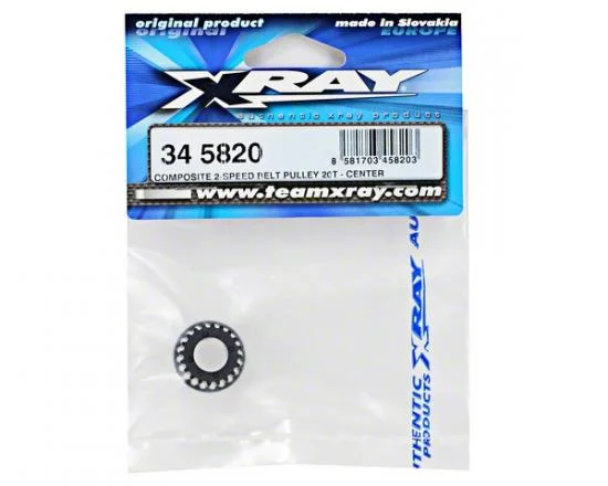 XRay Composite 2-Speed Belt Pulley 20T - Center &mdash; image 2 of 4