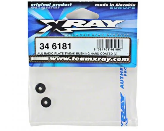 XRay Aluminium Radio Plate Tweak Bushing Hard Coated (2) — image 2 of 3