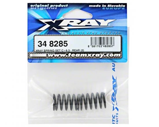 XRay Spring Set C=6.3 - Rear (2) — image 2 of 3