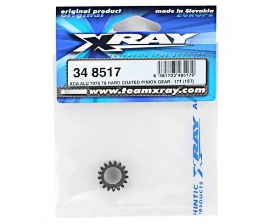 XRay Xca Aluminium 7075 T6 Hard Coated Pinion Gear - 17T (1st) — image 2 of 3