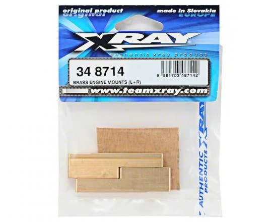 XRay Brass Engine Mounts (L+R) — image 2 of 4