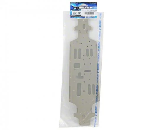 XRay XB808 11 Aluminium Chassis Long - Swiss 7075 T6 (3mm) - Hard Coated — image 2 of 3
