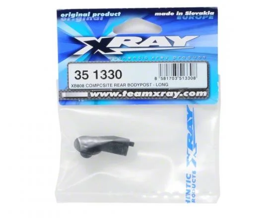 XRay XB808 Composite Rear Body Post - Long &mdash; image 2 of 3