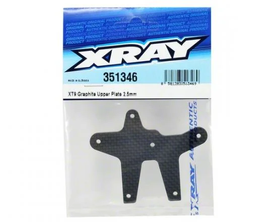 XRay Xt9 Graphite Upper Plate — image 3 of 3