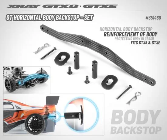 XRay GT Horizontal Body Backstop - Set &mdash; image 2 of 2
