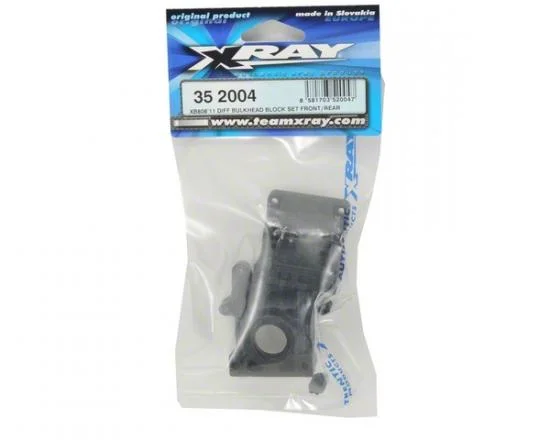 XRay XB808 11 Diff Bulkhead Block Set Front/Rear — image 2 of 3
