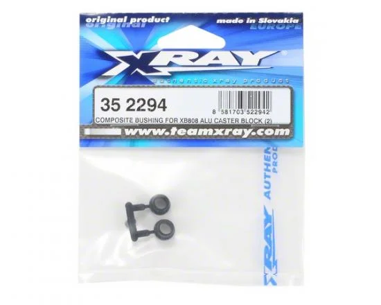 XRay Composite Bushing For XB808 Aluminium Caster Block (2) &mdash; image 2 of 3