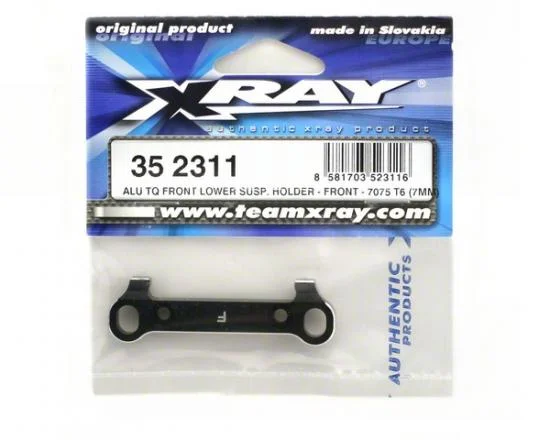 XRay Aluminium Tq Front Lower Susp. Holder - Front - 7075 T6 (7mm) — image 2 of 2