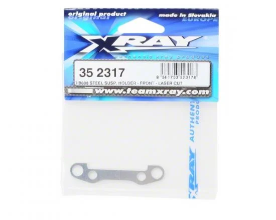 XRay XB808 Steel Susp. Holder - Front - Laser Cut - Hardened — image 2 of 3