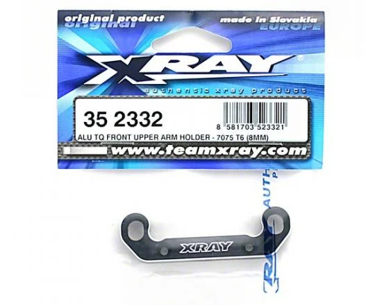 XRay Aluminium Tq Front Upper Arm Holder - 7075 T6 (8mm) &mdash; image 2 of 2
