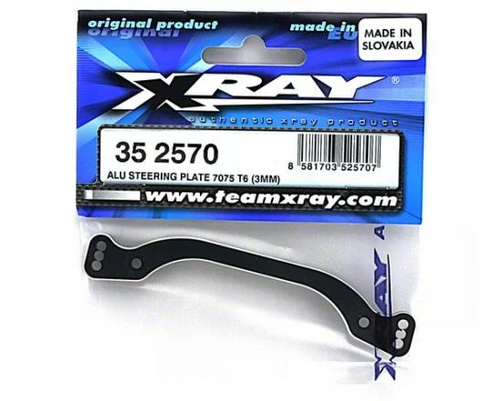 XRay Aluminium Steering Plate 7075 T6 (3mm) — image 2 of 2