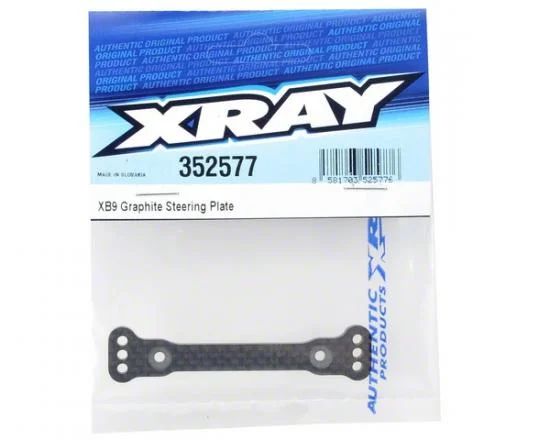 XRay XB9 Graphite Steering Plate — image 2 of 2