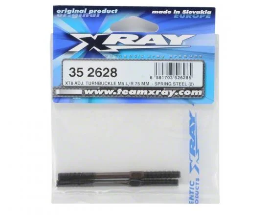 XRay GTXE Adj. Turnbuckle M5 L/R 75 mm - Spring Steel (2) — image 3 of 3